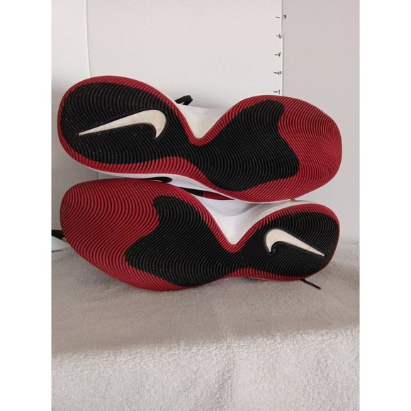 NIKE FLY BY MID 2 Men\'s Athletic Sneakers Red Black Color Size 12
